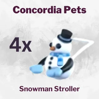 Snowman Stroller