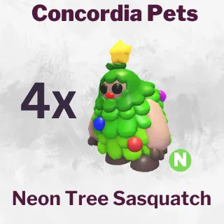 Tree Sasquatch Neon