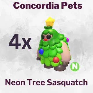 Tree Sasquatch Neon