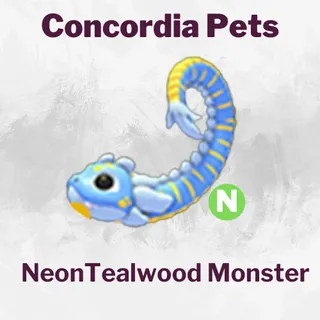 Neon Tealwood Monster