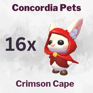 Crimson Cape 16x