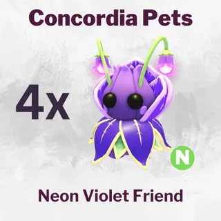 Neon Violet Friend x4