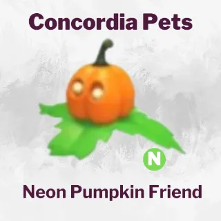 Neon Pumpkin Friend