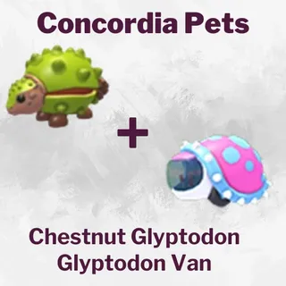 Chestnut Glyptodon, Glyptodon Van