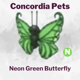 Neon Green Butterfly