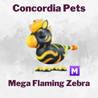 Mega Flaming Zebra