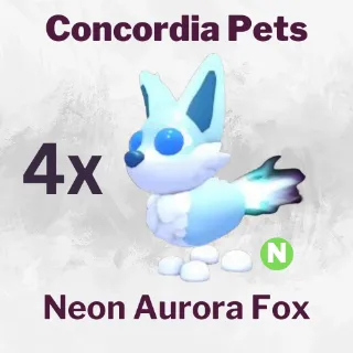 Neon Aurora Fox