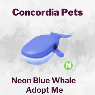 Blue Whale Neon - Adopt Me