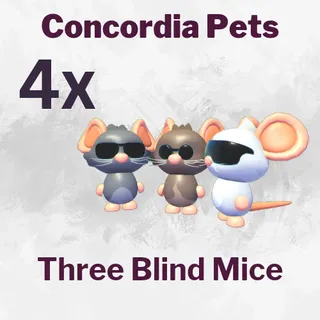 Three Blind Mice 4x
