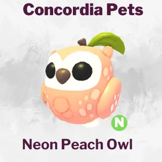 Peach Owl Neon