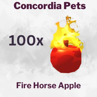 Fire Horse Apple 100x-Adopt Me