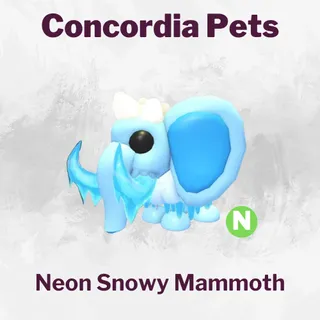 Neon Snowy Mammoth