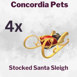 Stocked Santa Sleigh