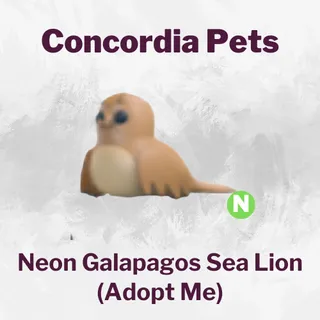 Galapagos Sea Lion Neon - Adopt Me