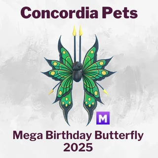 Mega Birthday Butterfly 2025