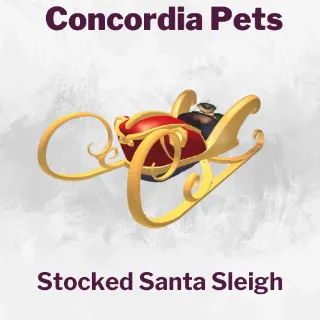 Stocked Santa Sleigh