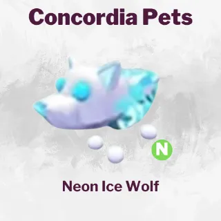 Neon Ice Wolf