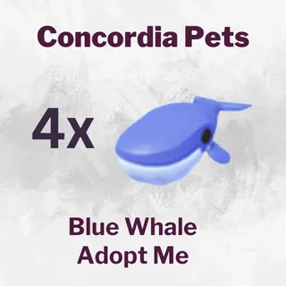 Blue Whale x4