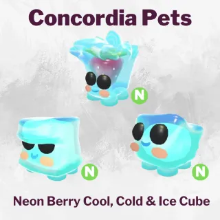 Neon Berry Cool, Cold & Ice Cube