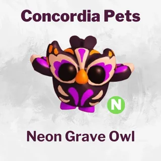 Neon Grave Owl