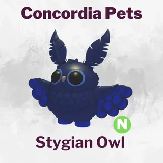 Neon Stygian Owl
