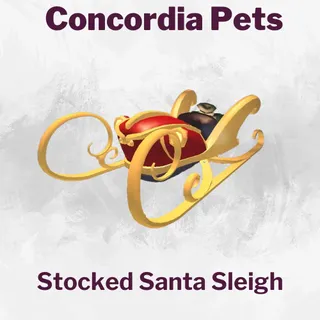 Stocked Santa Sleigh