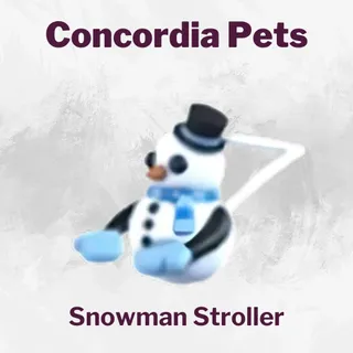 Snowman Stroller