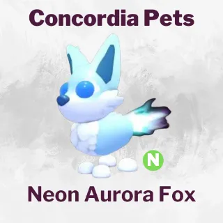 Neon Aurora Fox