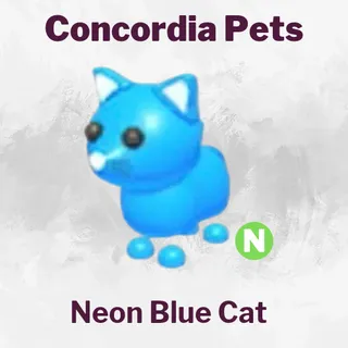 Neon Blue Cat