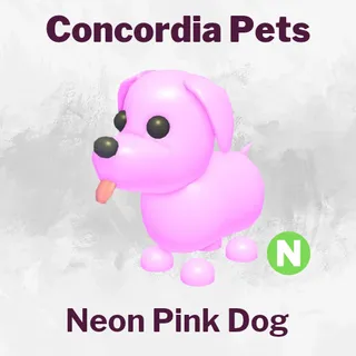 Neon Pink Dog