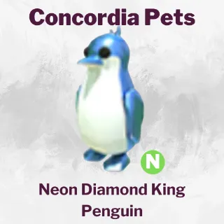 Neon Diamond King Penguin