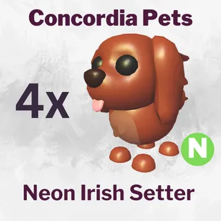 Neon Irish Setter