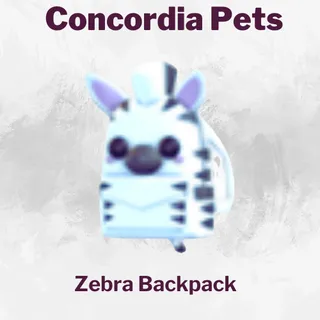 Zebra Backpack
