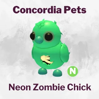 Neon Zombie Chick