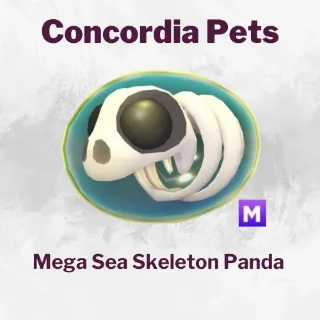 Sea Skeleton Panda Mega