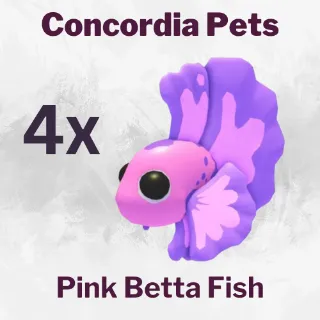 Pink Betta Fish