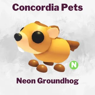 Neon Groundhog