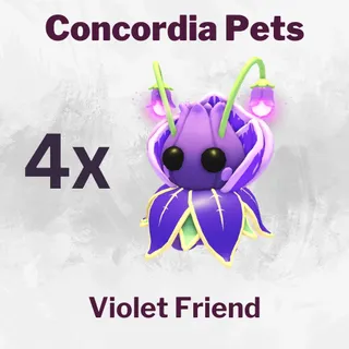 Violet Friend x4