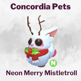 Neon Merry Mistletroll