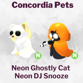 Neon Ghostly Cat, Neon DJ Snooze