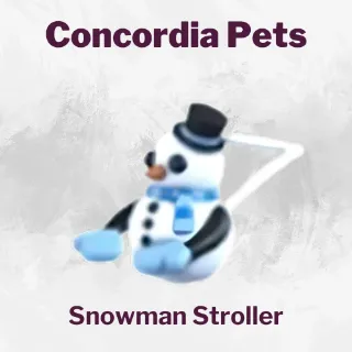 Snowman Stroller