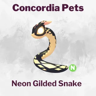 Neon Gilded Snake