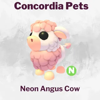 Angus Cow Neon