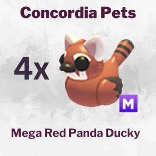 Mega Red Panda Ducky