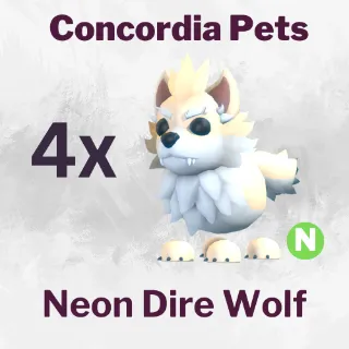 Neon Dire Wolf