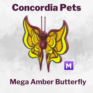Amber butterfly mega