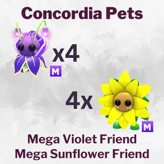 Mega Violet Friend, Sunflower Friend