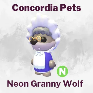 Neon Granny Wolf