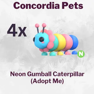 Gumball Caterpillar Neon