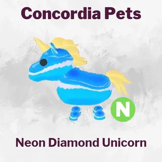 Neon Diamond Unicorn